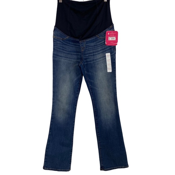 Isabel Maternity by Ingrid & Isabel Denim - Isabel Maternity by Ingrid & Isabel Dark Blue Boot Cut Maternity Jeans